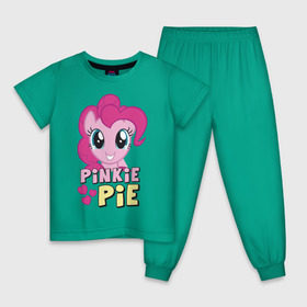 Детская пижама хлопок с принтом Красавица Пинки Пай в Курске, 100% хлопок |  брюки и футболка прямого кроя, без карманов, на брюках мягкая резинка на поясе и по низу штанин
 | pony | детские | красавица пинки пай | мой маленький пони | пинки пай | пони