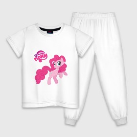 Детская пижама хлопок с принтом Малышка Пинки Пай в Курске, 100% хлопок |  брюки и футболка прямого кроя, без карманов, на брюках мягкая резинка на поясе и по низу штанин
 | детские | детям | для детей | мой маленький пони | пинки пай | пони