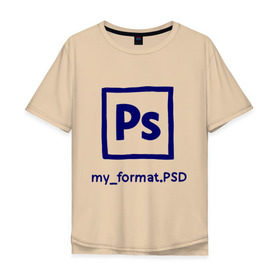 Мужская футболка хлопок Oversize с принтом Photoshop в Курске, 100% хлопок | свободный крой, круглый ворот, “спинка” длиннее передней части | photoshop | дизайнер | инструменты | профессии | фотошоп