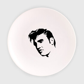 Тарелка с принтом Элвис Пресли. (Elvis Presley) в Курске, фарфор | диаметр - 210 мм
диаметр для нанесения принта - 120 мм | rocknroll | лицо | музыка | певец | ретро | рок н ролл