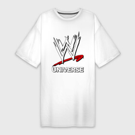 Платье-футболка хлопок с принтом WWE universe в Курске,  |  | джон сина