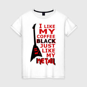 Женская футболка хлопок с принтом Mindless Self Indulgence - Coffee black в Курске, 100% хлопок | прямой крой, круглый вырез горловины, длина до линии бедер, слегка спущенное плечо | metal | rock | метал | музыка | рок