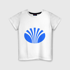 Детская футболка хлопок с принтом Daewoo logo в Курске, 100% хлопок | круглый вырез горловины, полуприлегающий силуэт, длина до линии бедер | daewoo | автомобиль daewoo | автомобиль дейву | дайву | логотип daewoo | логотип дайву | логотип дейву