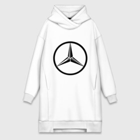 Платье-худи хлопок с принтом Mercedes Benz logo в Курске,  |  | mercedes | mercedes benz | логотип mercedes | логотип mercedes benz | логотип мерседерс бенс | мерен | мерседерс | мерседерс бенс