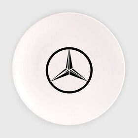 Тарелка с принтом Mercedes-Benz logo в Курске, фарфор | диаметр - 210 мм
диаметр для нанесения принта - 120 мм | mercedes | mercedes benz | логотип mercedes | логотип mercedes benz | логотип мерседерс бенс | мерен | мерседерс | мерседерс бенс
