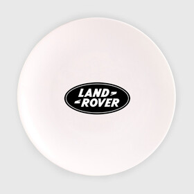 Тарелка 3D с принтом Land Rover logo в Курске, фарфор | диаметр - 210 мм
диаметр для нанесения принта - 120 мм | Тематика изображения на принте: land rove | автомобиль land rove | автомобиль ланд ровер | ланд ровер