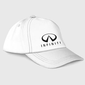 Бейсболка с принтом Infiniti logo в Курске, 100% хлопок | классический козырек, металлическая застежка-регулятор размера | infiniti автомобиль | автомобиль инфинити | инфинити | логотип infiniti | логотип инфинити