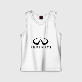 Детская майка хлопок с принтом Infiniti logo в Курске,  |  | infiniti автомобиль | автомобиль инфинити | инфинити | логотип infiniti | логотип инфинити