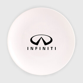 Тарелка 3D с принтом Infiniti logo в Курске, фарфор | диаметр - 210 мм
диаметр для нанесения принта - 120 мм | Тематика изображения на принте: infiniti автомобиль | автомобиль инфинити | инфинити | логотип infiniti | логотип инфинити