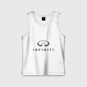 Детская майка хлопок с принтом Logo Infiniti в Курске,  |  | infiniti автомобиль | автомобиль инфинити | инфинити | логотип infiniti | логотип инфинити