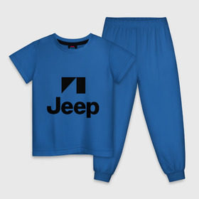 Детская пижама хлопок с принтом Jeep logo в Курске, 100% хлопок |  брюки и футболка прямого кроя, без карманов, на брюках мягкая резинка на поясе и по низу штанин
 | jeep | автомобиль jeep | автомобиль джип | джип | логотип jeep | логотип джип