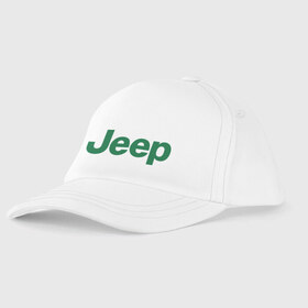 Детская бейсболка с принтом Logo Jeep в Курске, 100% хлопок | классический козырек, металлическая застежка-регулятор размера | Тематика изображения на принте: jeep | автомобиль jeep | автомобиль джип | джип | логотип jeep | логотип джип