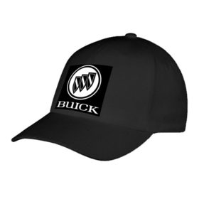 Бейсболка с принтом Buick лого в Курске, 100% хлопок | классический козырек, металлическая застежка-регулятор размера | buick | автомобиль buick | логотип buick