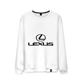 Мужской свитшот хлопок с принтом Lexus logo в Курске, 100% хлопок |  | lexus | автобренды | автолюбителям | бренд | лексус | логотип