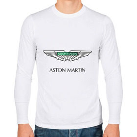 Мужской лонгслив хлопок с принтом Aston Martin logo в Курске, 100% хлопок |  | aston martin | автобренды | автолюбителям | астин мартин | астон мартин | бренд | для автовладельцев | для автолюбителей | логотип