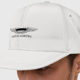 Кепка снепбек с прямым козырьком с принтом Logo Aston Martin в Курске, хлопок 100% |  | aston martin | автобренды | автолюбителям | астин мартин | астон мартин | бренд | для автовладельцев | для автолюбителей | логотип