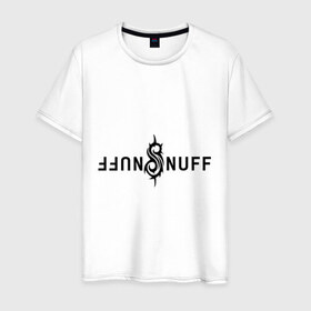 Мужская футболка хлопок с принтом Slipknot nuff в Курске, 100% хлопок | прямой крой, круглый вырез горловины, длина до линии бедер, слегка спущенное плечо. | slipknot | slipknot nuff | слипкнот