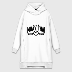 Платье-худи хлопок с принтом Muay thai boxing (Тайский бокс) в Курске,  |  | муай тай