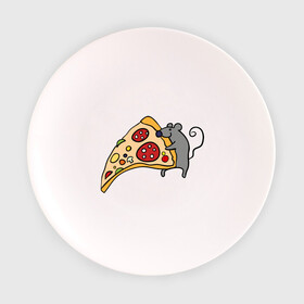 Тарелка с принтом Кусочек пиццы парная в Курске, фарфор | диаметр - 210 мм
диаметр для нанесения принта - 120 мм | pizza | влюбленным | для влюбленных | для двоих | для пар | мышонок | пара | парные | пицца