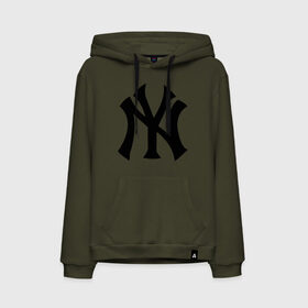Мужская толстовка хлопок с принтом New York Yankees в Курске, френч-терри, мягкий теплый начес внутри (100% хлопок) | карман-кенгуру, эластичные манжеты и нижняя кромка, капюшон с подкладом и шнурком | baseball | new york yankees | бейсбол | нью йорк янкиз | спорт | янки
