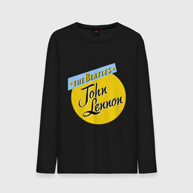 Мужской лонгслив хлопок с принтом John Lennon The Beatles в Курске, 100% хлопок |  | beatles | john lennon | the beatles | бителс | джон ленон