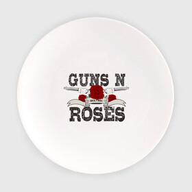 Тарелка с принтом Guns n roses black в Курске, фарфор | диаметр - 210 мм
диаметр для нанесения принта - 120 мм | guns and roses | rock | ганс н роуз | музыка | рок