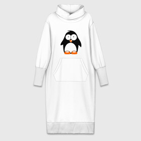 Платье удлиненное хлопок с принтом Пингвин кто здесь glow в Курске,  |  | пингвин