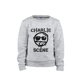Детский свитшот хлопок с принтом Charlie Scene (HU) в Курске, 100% хлопок | круглый вырез горловины, эластичные манжеты, пояс и воротник | charlie | charlie scene | scene | панк | рок | чарли шин