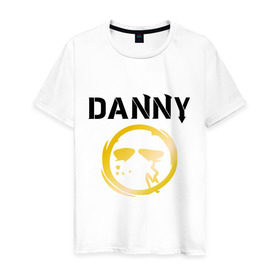 Мужская футболка хлопок с принтом Danny (HU) в Курске, 100% хлопок | прямой крой, круглый вырез горловины, длина до линии бедер, слегка спущенное плечо. | danny | hollywood undead | дени | денни | маска danny | реп | рок реп