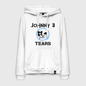 Мужская толстовка хлопок с принтом Johnny 3 Tears (HU) в Курске, френч-терри, мягкий теплый начес внутри (100% хлопок) | карман-кенгуру, эластичные манжеты и нижняя кромка, капюшон с подкладом и шнурком | huhollywood undead | johnny 3 | johnny 3 tears | johnny tears | джони теарс 3