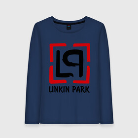 Женский лонгслив хлопок с принтом Linkin park в Курске, 100% хлопок |  | lp | rock | линкин парк | музыка | рок группа