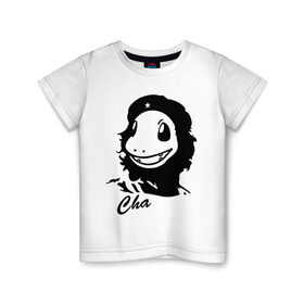 Детская футболка хлопок с принтом Команданте Чермандер в Курске, 100% хлопок | круглый вырез горловины, полуприлегающий силуэт, длина до линии бедер | че гевара