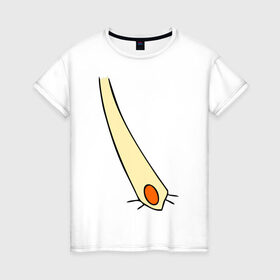 Женская футболка хлопок с принтом Карлсон c пропеллером в Курске, 100% хлопок | прямой крой, круглый вырез горловины, длина до линии бедер, слегка спущенное плечо | лямка | мультик | мультфильм | подтяжки | пуговица | штаны