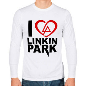 Мужской лонгслив хлопок с принтом I love linkin park (Я люблю Linkin Park) в Курске, 100% хлопок |  | rock | линкин парк | музыкальная группа | рок группа | рок музыка