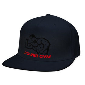 Кепка снепбек с прямым козырьком с принтом Power Gym в Курске, хлопок 100% |  | powerlifting
