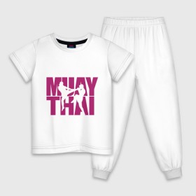 Детская пижама хлопок с принтом Muay thai в Курске, 100% хлопок |  брюки и футболка прямого кроя, без карманов, на брюках мягкая резинка на поясе и по низу штанин
 | Тематика изображения на принте: муай тай