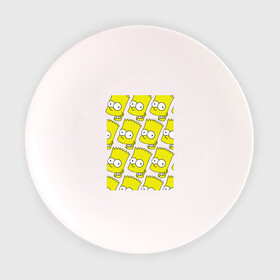 Тарелка с принтом Узор Барт Симпсон в Курске, фарфор | диаметр - 210 мм
диаметр для нанесения принта - 120 мм | simpsons | мультик | мультфильм | симпсоны | симсоны