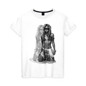 Женская футболка хлопок с принтом Шакира в Курске, 100% хлопок | прямой крой, круглый вырез горловины, длина до линии бедер, слегка спущенное плечо | shakira | девушка | знаменитости | знаменитые личности | селебрити | суперзвезда | тело | фигура