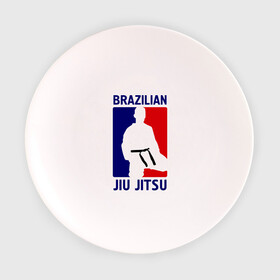 Тарелка с принтом Джиу-джитсу  (Jiu jitsu) в Курске, фарфор | диаметр - 210 мм
диаметр для нанесения принта - 120 мм | Тематика изображения на принте: brazilian | бой | джиу джитсу | карате | черный пояс