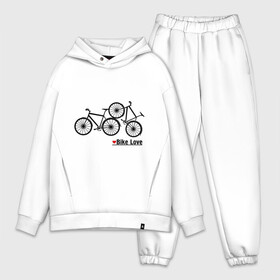 Мужской костюм хлопок OVERSIZE с принтом Bike Love в Курске,  |  | Тематика изображения на принте: bike love | байкерам | велосипеды | для байкеров | для мотоциклистов | мотоциклистам