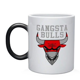 Кружка хамелеон с принтом Gangsta bulls в Курске, керамика | меняет цвет при нагревании, емкость 330 мл | bshirts | bulls | cihago bulls | gangsta bulls | swag | sweg | бык | красный бык | сваг | свег | чикаго булс