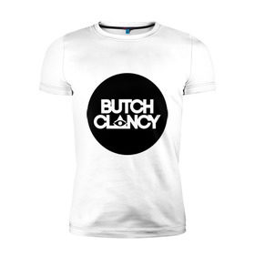 Мужская футболка премиум с принтом Butch Clancy в Курске, 92% хлопок, 8% лайкра | приталенный силуэт, круглый вырез ворота, длина до линии бедра, короткий рукав | club | dance | electronic | клуб | клубная музыка | клубняк | электронная музыка