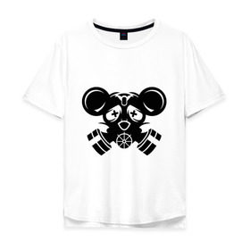 Мужская футболка хлопок Oversize с принтом Dead Mouse в Курске, 100% хлопок | свободный крой, круглый ворот, “спинка” длиннее передней части | Тематика изображения на принте: deadmau5 | deejay | dj | диджей