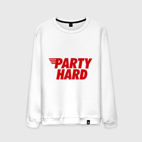 Мужской свитшот хлопок с принтом Party Hard в Курске, 100% хлопок |  | hard | party | party hard | swag | sweg | сваг