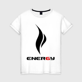 Женская футболка хлопок с принтом Black energy в Курске, 100% хлопок | прямой крой, круглый вырез горловины, длина до линии бедер, слегка спущенное плечо | club | dance | dj | energy | диджей | клуб | клубняк | танцы | энергия