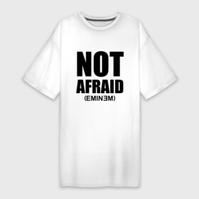 Платье-футболка хлопок с принтом Not Afraid в Курске,  |  | хип хоп