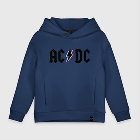 Детское худи Oversize хлопок с принтом ACDC в Курске, френч-терри — 70% хлопок, 30% полиэстер. Мягкий теплый начес внутри —100% хлопок | боковые карманы, эластичные манжеты и нижняя кромка, капюшон на магнитной кнопке | acdc | rock | блюз рок | рок | рок группа | рок н ролл | хард рок | эйсидиси