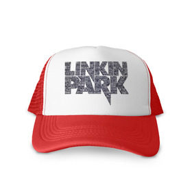 Кепка тракер с сеткой с принтом Linkin Park в Курске, трикотажное полотно; задняя часть — сетка | длинный козырек, универсальный размер, пластиковая застежка | linkin park | rock | альтернативный метал | альтернативный рок | линкин парк | ню метал | рок | рэпкор | электроник рок