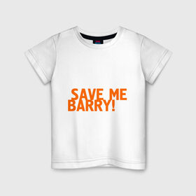 Детская футболка хлопок с принтом Save me, Barry! в Курске, 100% хлопок | круглый вырез горловины, полуприлегающий силуэт, длина до линии бедер | misfits