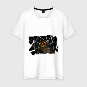 Мужская футболка хлопок с принтом Half-Life 3 (2) в Курске, 100% хлопок | прямой крой, круглый вырез горловины, длина до линии бедер, слегка спущенное плечо. | компьютерные игры